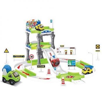 GIOCHERIA GIO BABY GARAGE MULTIPIANO+4 VEICOLI PPZ