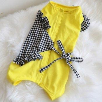 Small Dog Lace Vest Pajamas