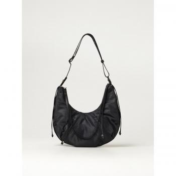 Borsa BORBONESE in Nylon Riciclato e Pelle Nero Stampa OP Taglia OS