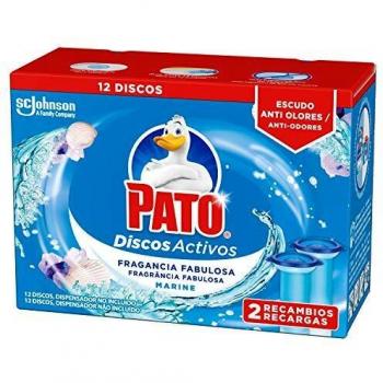 PATO Discos Activos Marine 2 Recambios  2 uds Densifectante WC