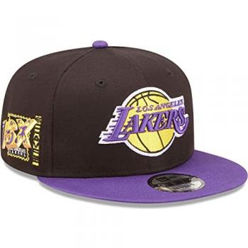 New Era Lakers 9FIFTY Team Cap, Black/Teal (54-57 cm)