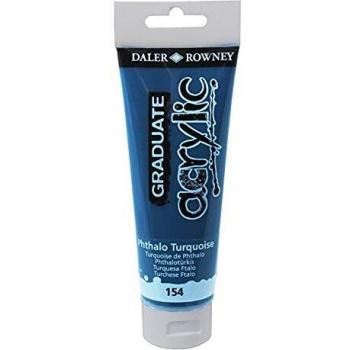 Acrílico 120 ml Turquesa Daler Rowney