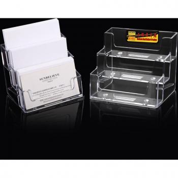 Clear Plastic Business Card Holder