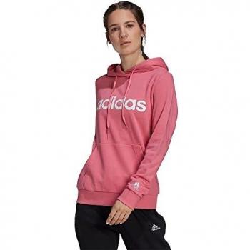Adidas Women’s W‑Lin FT HD Felpa Bianco – L