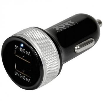 Cargador Negro 900080 Port Designs para Vehículos