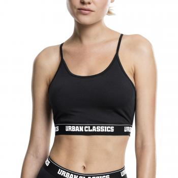 Urban Classics Ladies Black Sports Bra