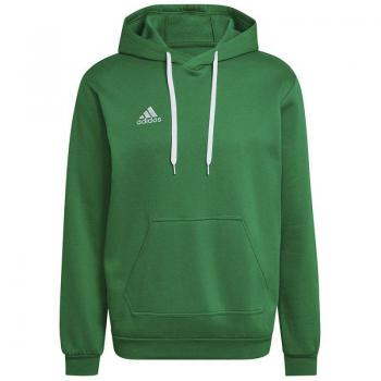 Felpa Cappuccio Hoodie UOMO Adidas Verde ENTRADA 22 SWEAT con tasche XL