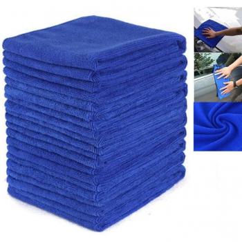 50pcs Microfiber Polish Cloths for Car Washing 30x30cm