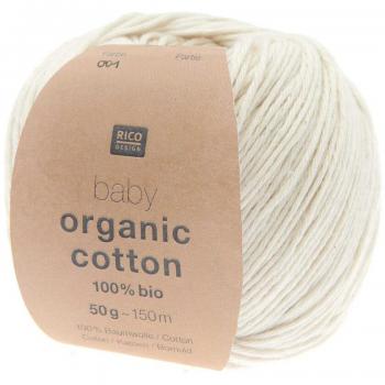 Crème Coton Bio – Pelote Baby – 100 % naturel – Rico Design 01