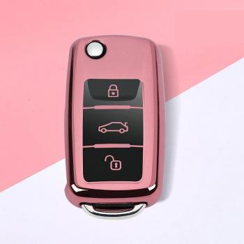 Weiche TPU Schlüsselcover für VW Tiguan Passat Golf Jetta Skoda Octavia