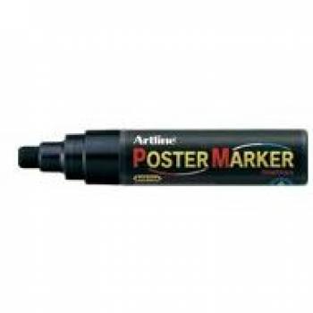 Artline EPP-6 Marcador Negro de Punta Redonda