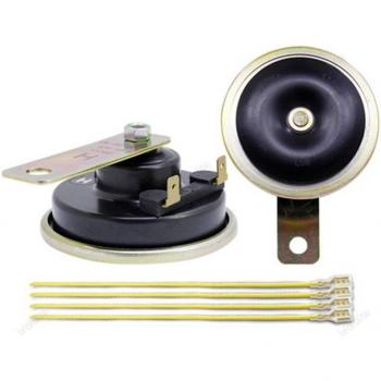 Dual Tone Snail Horn for 12V/24V Vehicles