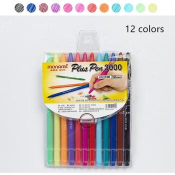Monami Gel Schreibstift 12 / 24 / 36 – Wasserfarben‑Mikro‑Fiber