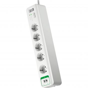 Regleta Enchufes 5 Tomas con Interruptor APC PM5T-GR