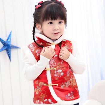 Spring Festival Cheongsam Kids Coat