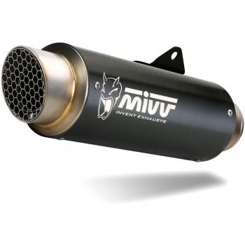 GP Pro Slip‑On Mivv en Negro para Ducati Monster 2018‑2021