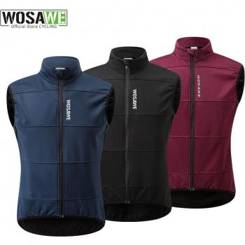 WOSAWE Blaues Fleece für Radfahrer im Winter