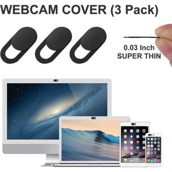 3 Pack Plastic Webcam Cover