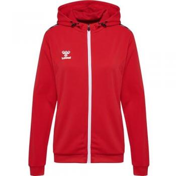 Hummel Authentic PL Women's Hooded Tracksuit – Red 2XL