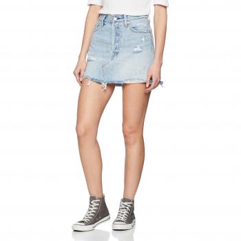 Levi's Skirt Deconstructed, Falda para Mujer, Azul, Talla 32