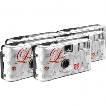 TopShot 5‑Unités Appareils PhotoJet 27 Shots Flash – Blanc