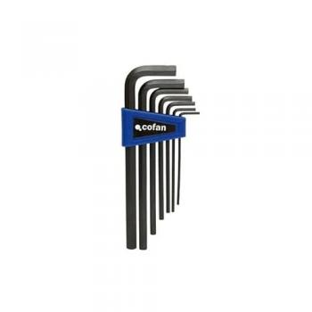 Set de llaves hexagonales COFAN 7 uds. (Serie Larga) – 2,5 a 10 mm