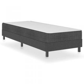 Sommier d’appoint gris foncé – lattes sur pieds – cadre lit 100 × 200 cm