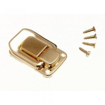 8mm x 33mm Brass Plated Clasp Toggle Fastening Trunk Catch