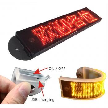 App-Controlled Waterproof LED Hat Module 12x48 Pixel Display