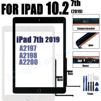 Touch Glass Screen for iPad 7, 8, 10.2 A2197 A2198 A2200 Replacement