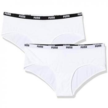 PUMA Hipster Microfibra 2 Piezas, Blanco, S