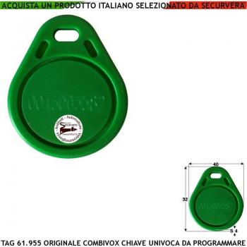 Securvera Key Tag RFID 125 KHz Codice Unico