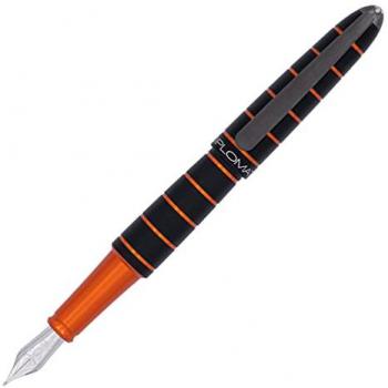 Penna Elox Diplomat con Anello Nero/Arancio 14 ct