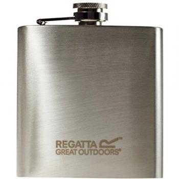Petaca de Acero Inoxidable Regatta 170 ml, Talla Plata
