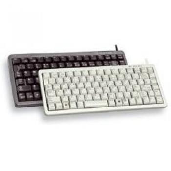 Teclado Cherry G84-4100 Compacto (USB+PS/2, 1.75 m, 282 x 132 x 26 mm, 400 g, 0