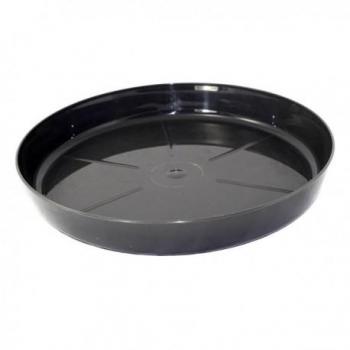 Support pour pot de fleurs gris 12,6 cm en plastique