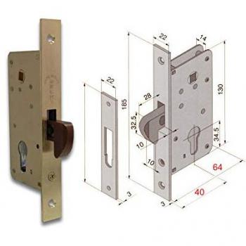 Serratura Infilare Legno Gancio Q8 Welka