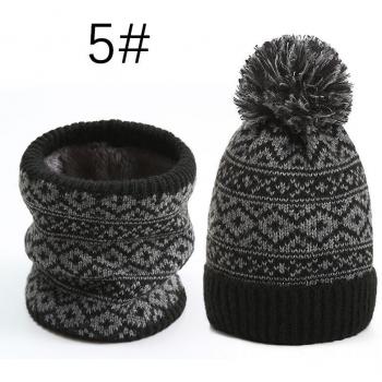 Bufanda y Gorro de Punto para Hombre y Mujer