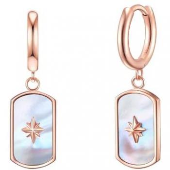 Valero Women's Stainless Steel Pearl Earrings