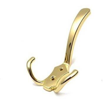 Wall Mounted Gold Hook Set (4)