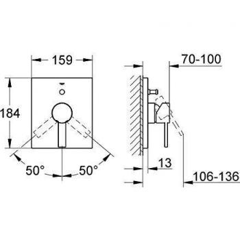 Grohe Allure Single-Lever Bath Mixer