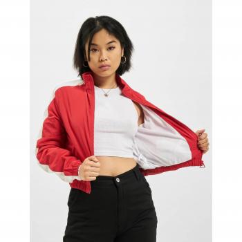 Red‑White Urban Classic Parka – Women’s S‑Size