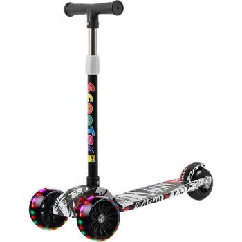 Equilibrista de tres ruedas ajustable scooter plegable