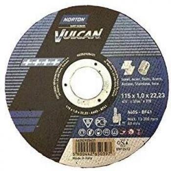 Disque de découpe métal 115 × 1 mm (inox) – Norton Vulcan Ultra‑Thin