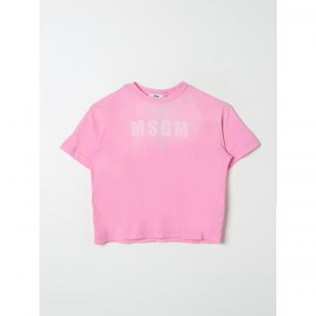 Enfant MSGM rose T‑shirt – numéro 10