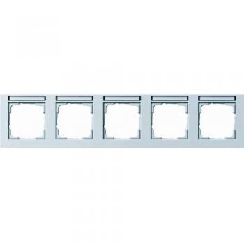 Gira Rahmen 109422 5fach BSF waagerecht E2 reinweiss matt