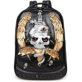 3D Personality Skull Backpack for Men
