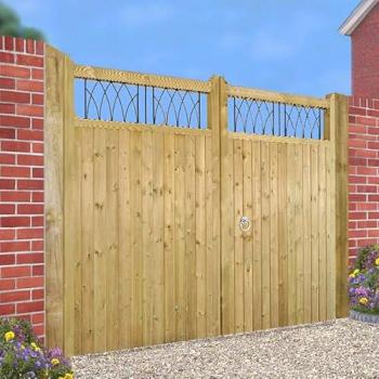Pressure‑Treated Windsor Twin Driveway Gate 3m x 1.8m