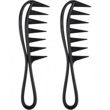 2pcs Men's Salon Wide Tooth Comb for Hair Dyeing