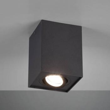 Trio Biscuit Plafoniera 1 luce nera
